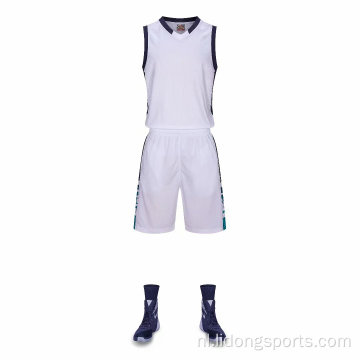 Professionele aangepaste heren voor kinderen jeugdbasketbalteam uniform
